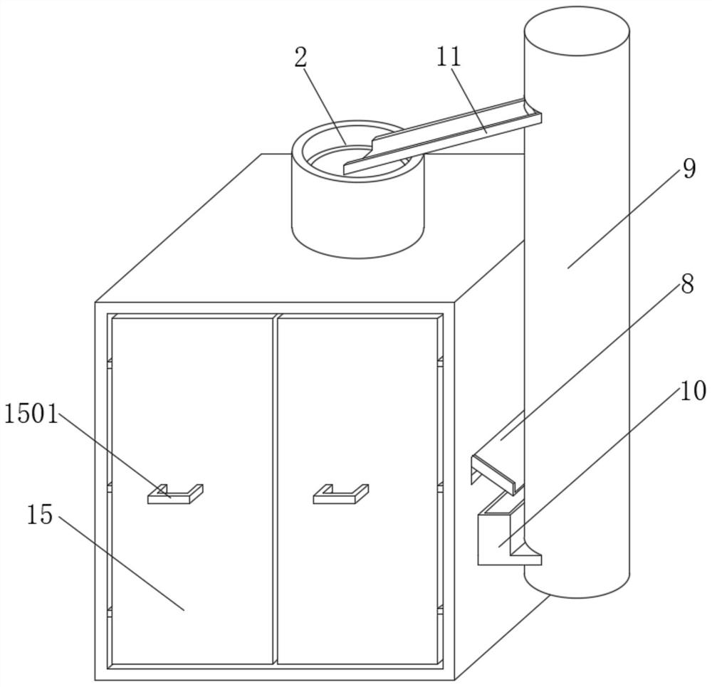 Screening device for preparing dielectric ceramic powder