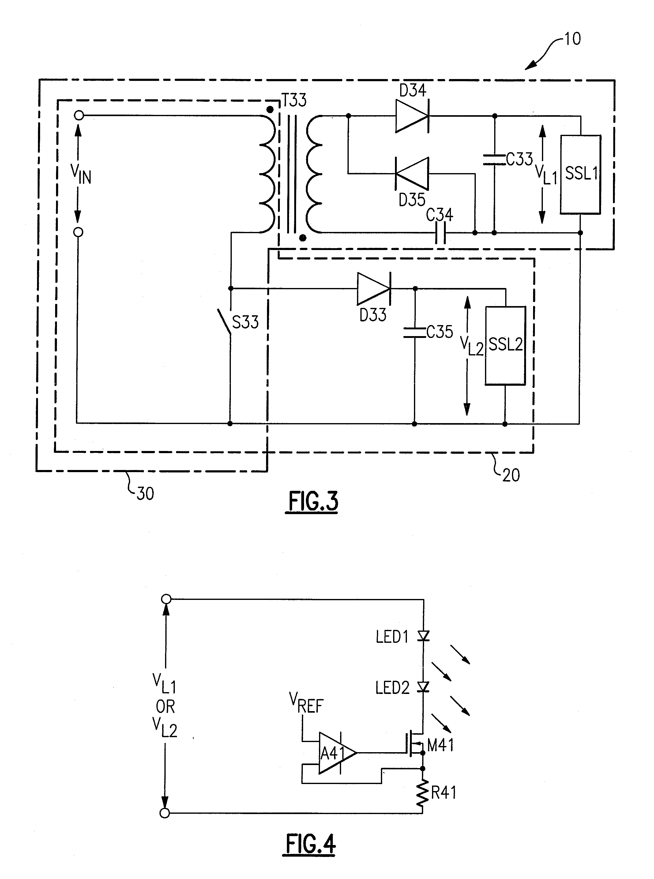 Circuitry for supplying electrical power to loads