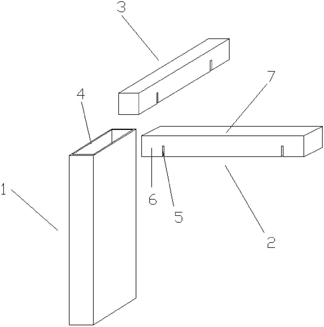 Connecting structure for paper pipes and paper frame using same