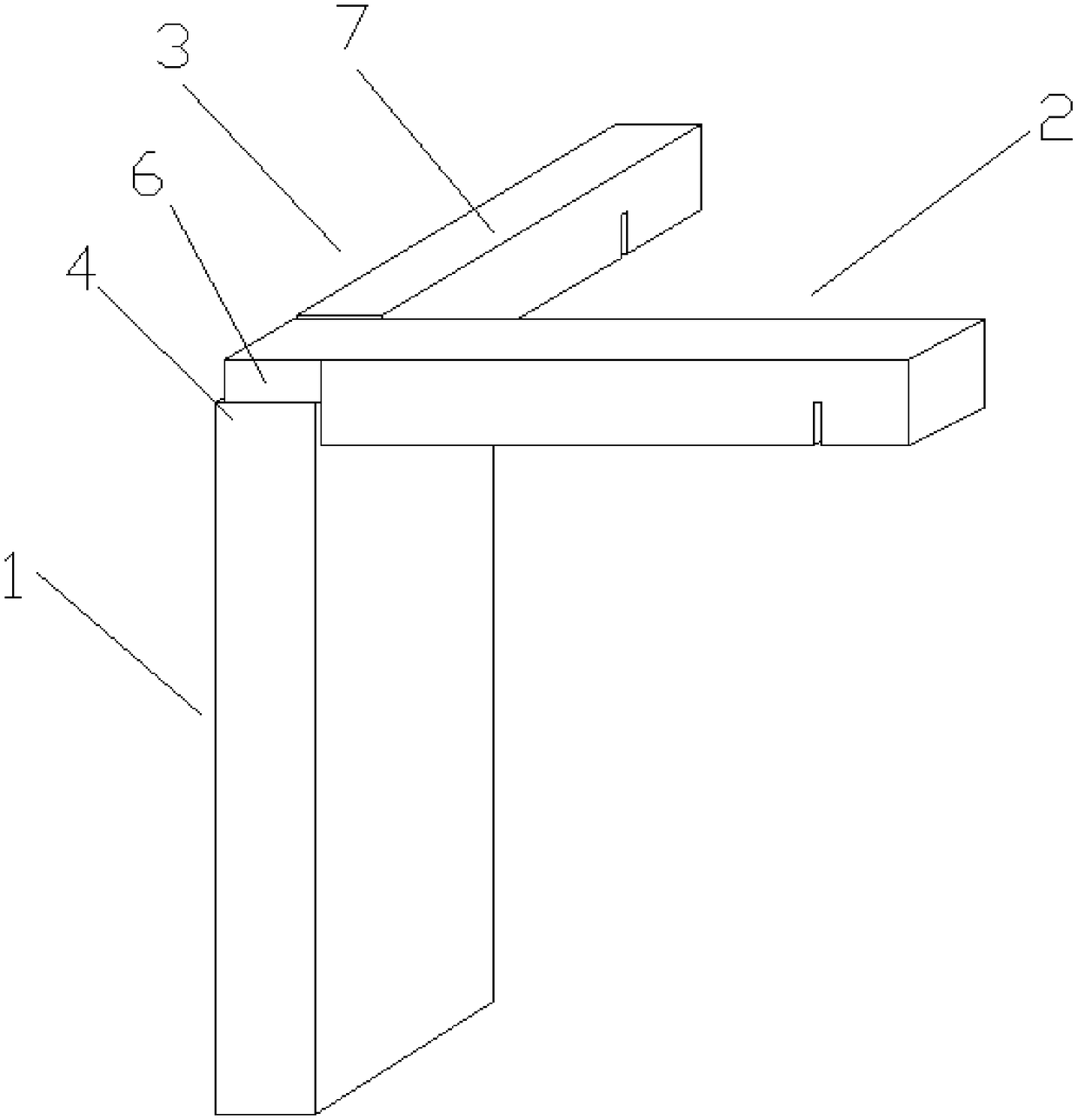 Connecting structure for paper pipes and paper frame using same