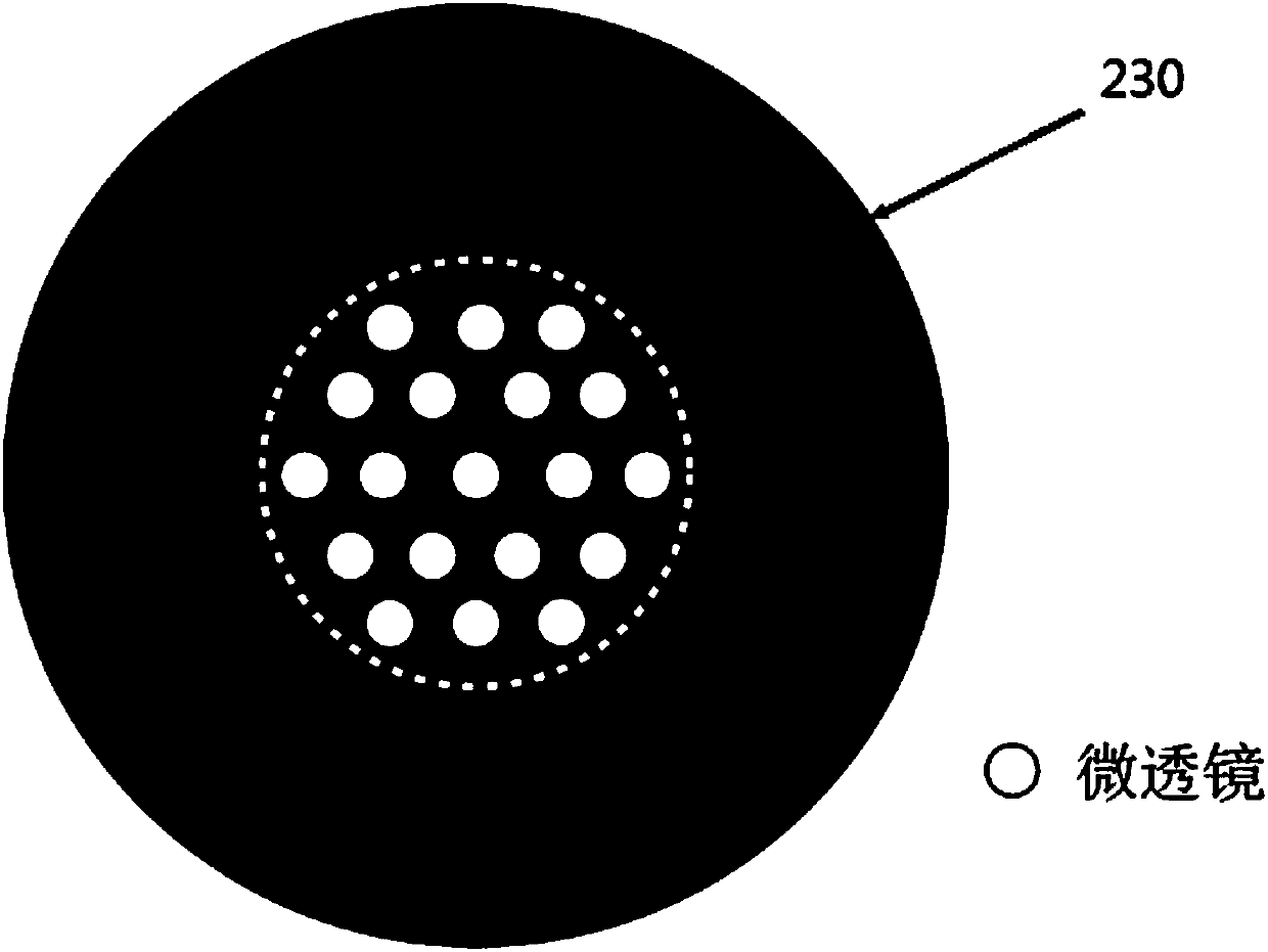 Optical field microscopic system, optical field microscope and optical module thereof