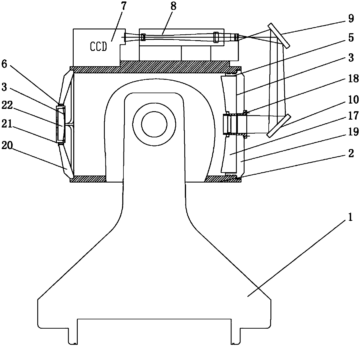 A method for adjusting the collimation error of horizon-type theodolite