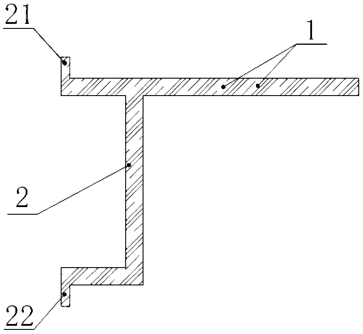 Curtain wall hanging profile and horizontal dry curtain wall hanging installation method