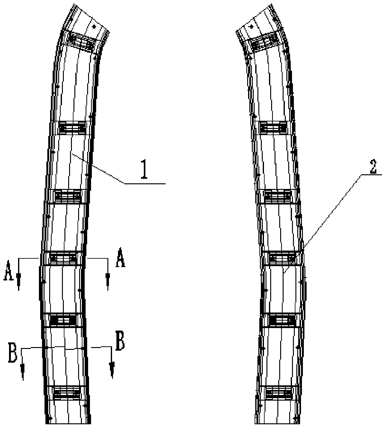 Outer windshield of motor car