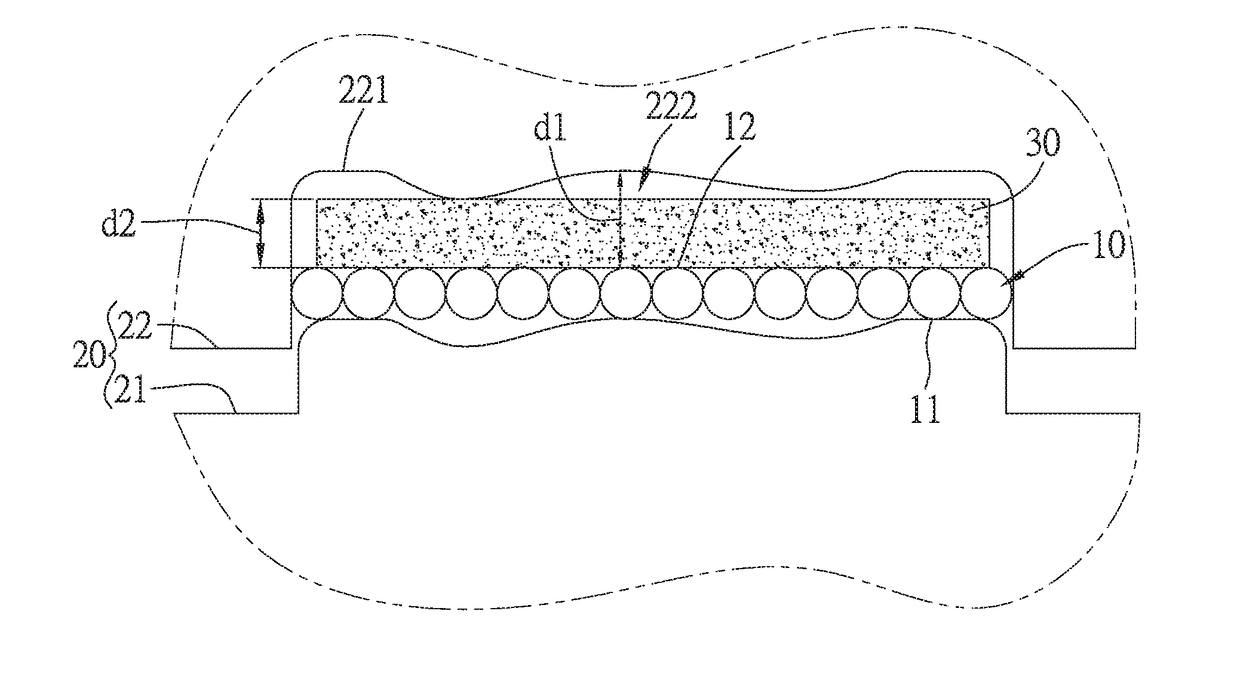 Method for making a vamp in a two dimensional manner and the vamp made by the method