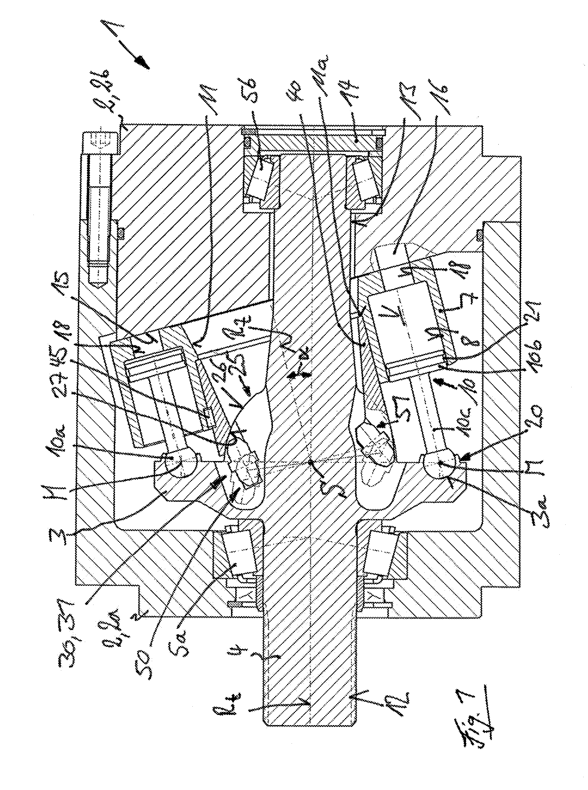 Hydrostatic Axial Piston Machine Employing A Bent-Axis Construction