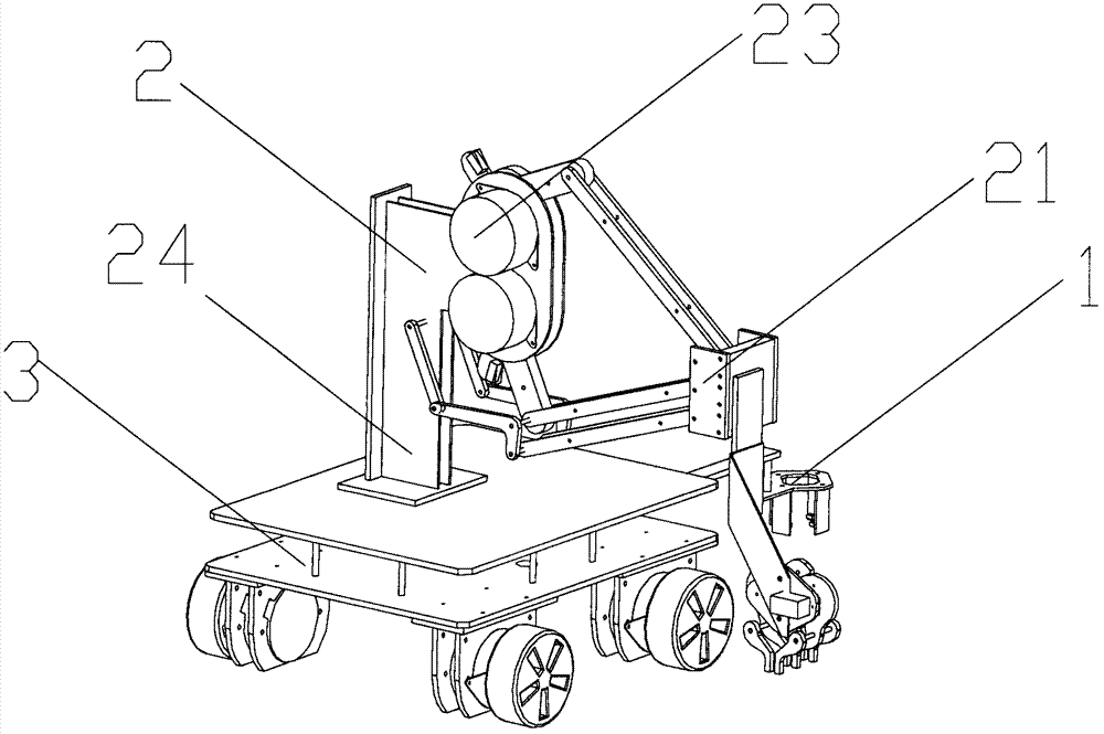 An Intelligent Parallel Mechanism Handling Robot Based on Hall Positioning System