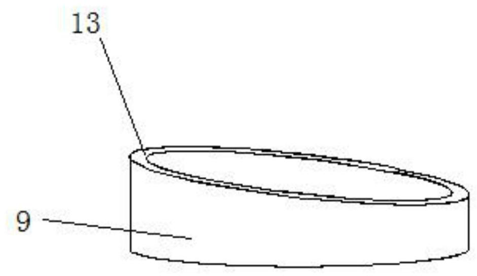 Cooling storage device for plastic film raw materials