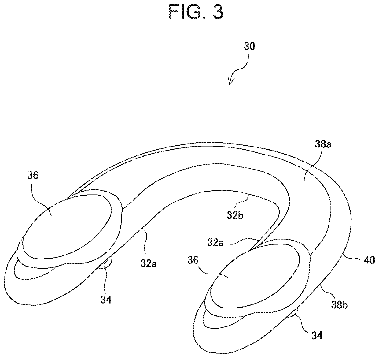 Nose pad and eyeglasses provided with the pad