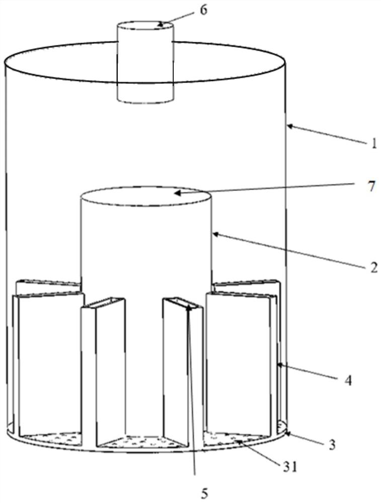 Disc type gas-liquid two-phase fluid uniform distribution device