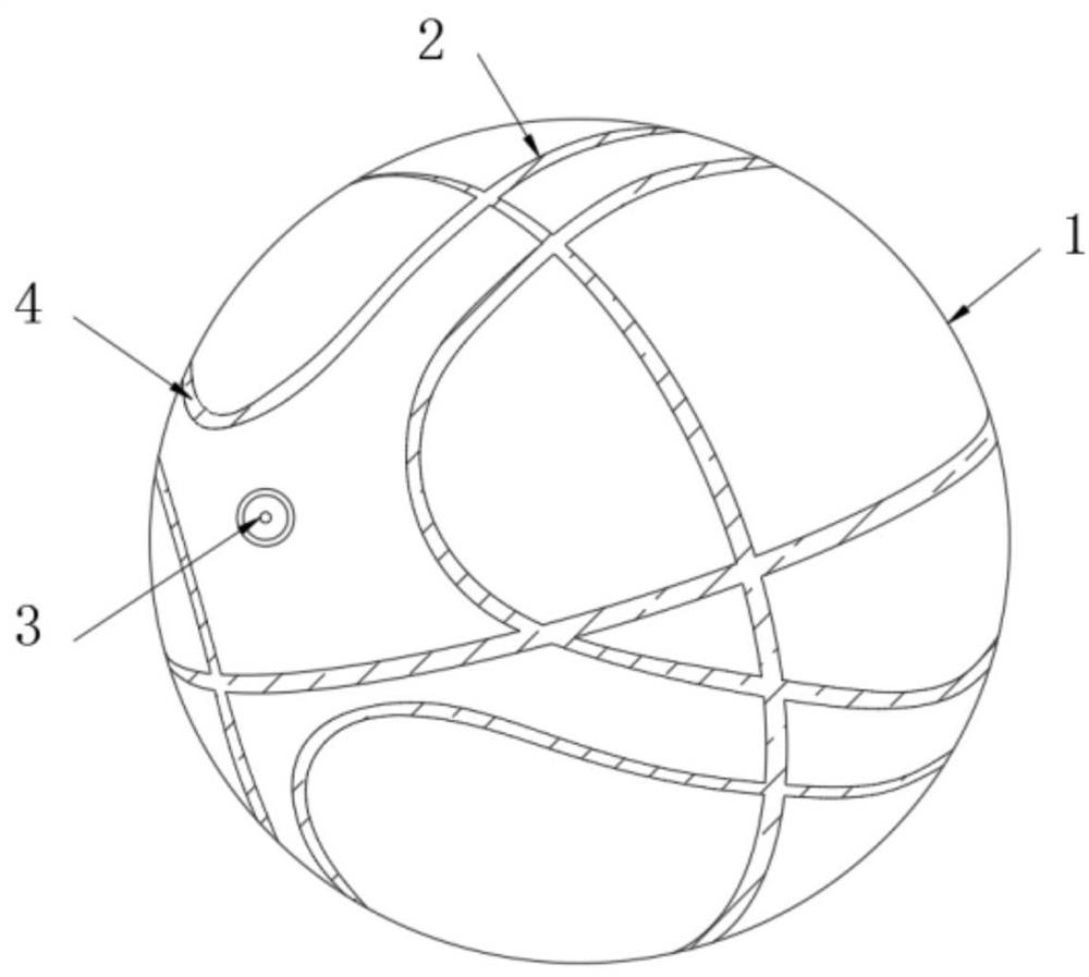 Noctilucent basketball and coating method thereof