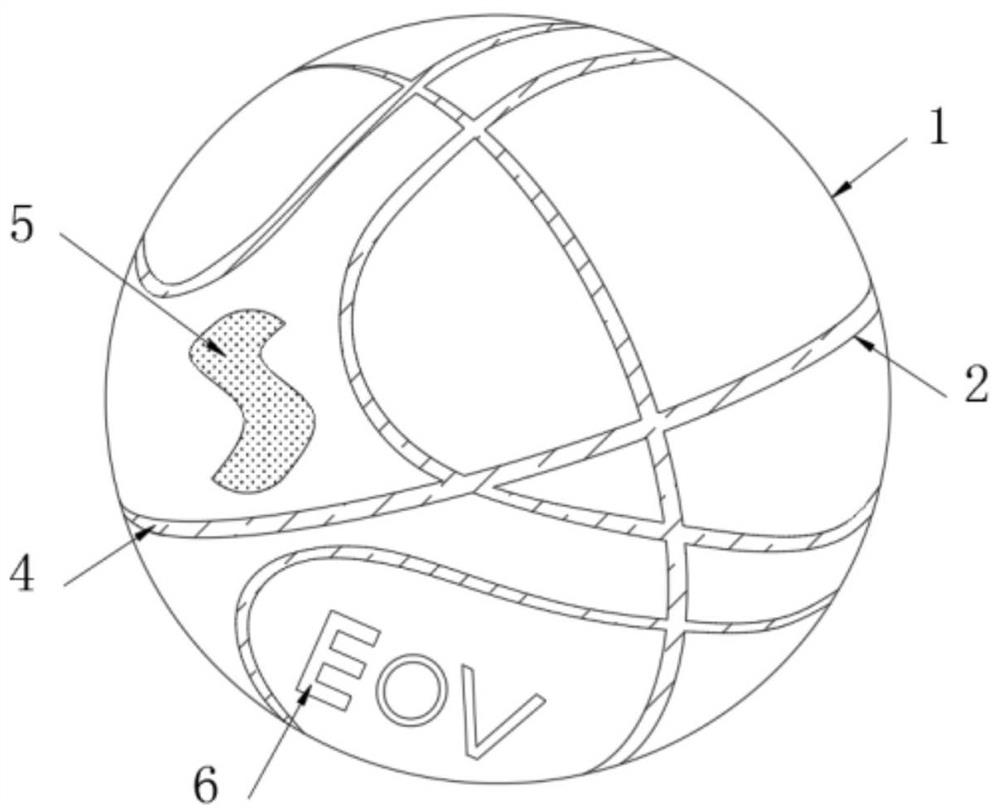 Noctilucent basketball and coating method thereof