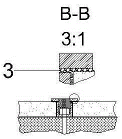 Indoor wall surface stone dry hanging method
