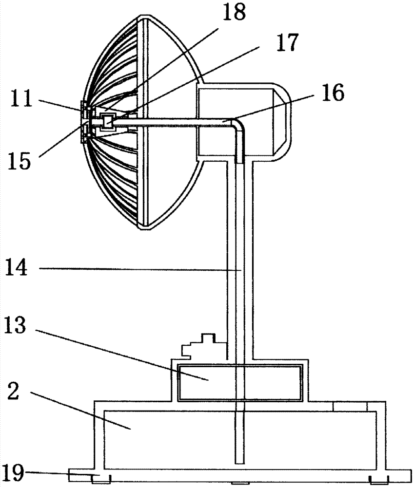 Self-temperature-adjusting electric heating fan with humidifying function