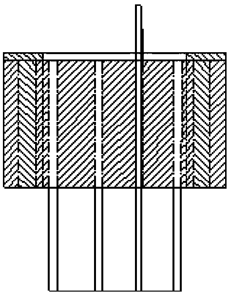 A welding device and method for a fluoroplastic heat exchange tube and a tube sheet