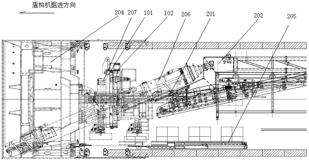 Method for underground replacement of erector main bearing of shield tunneling machine