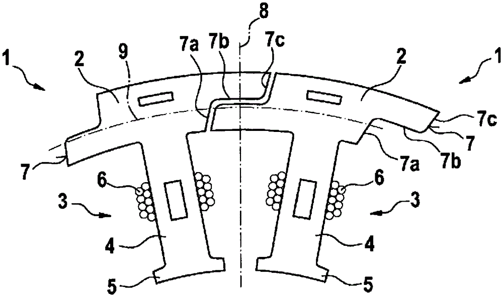 stator in electric motor