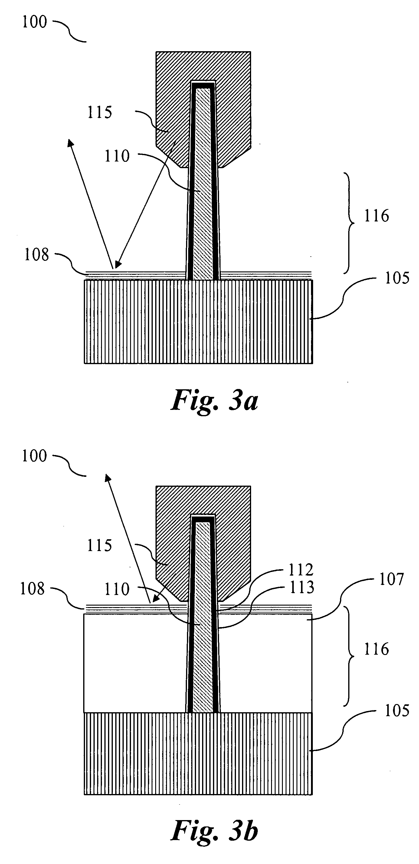 Led with upstanding nanowire structure and method of producing such