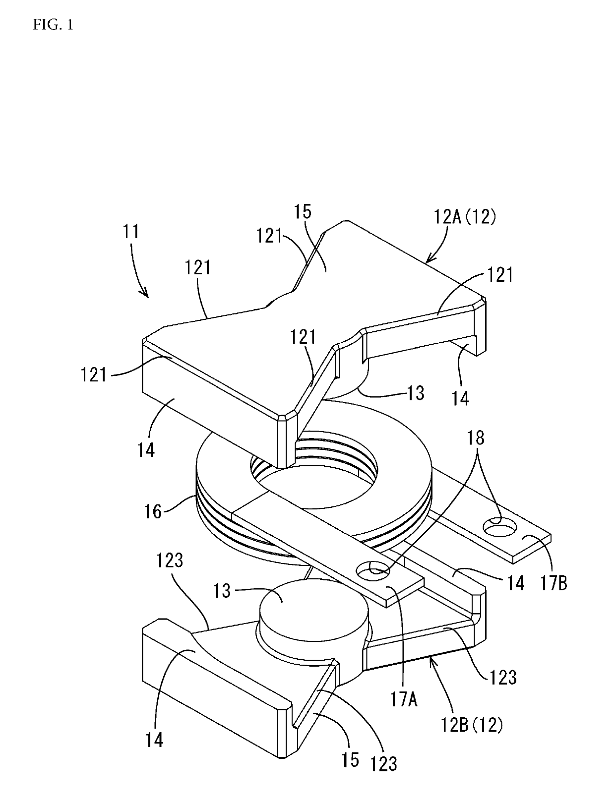 Coil assembly, structure for attaching coil assembly, and electrical connection box