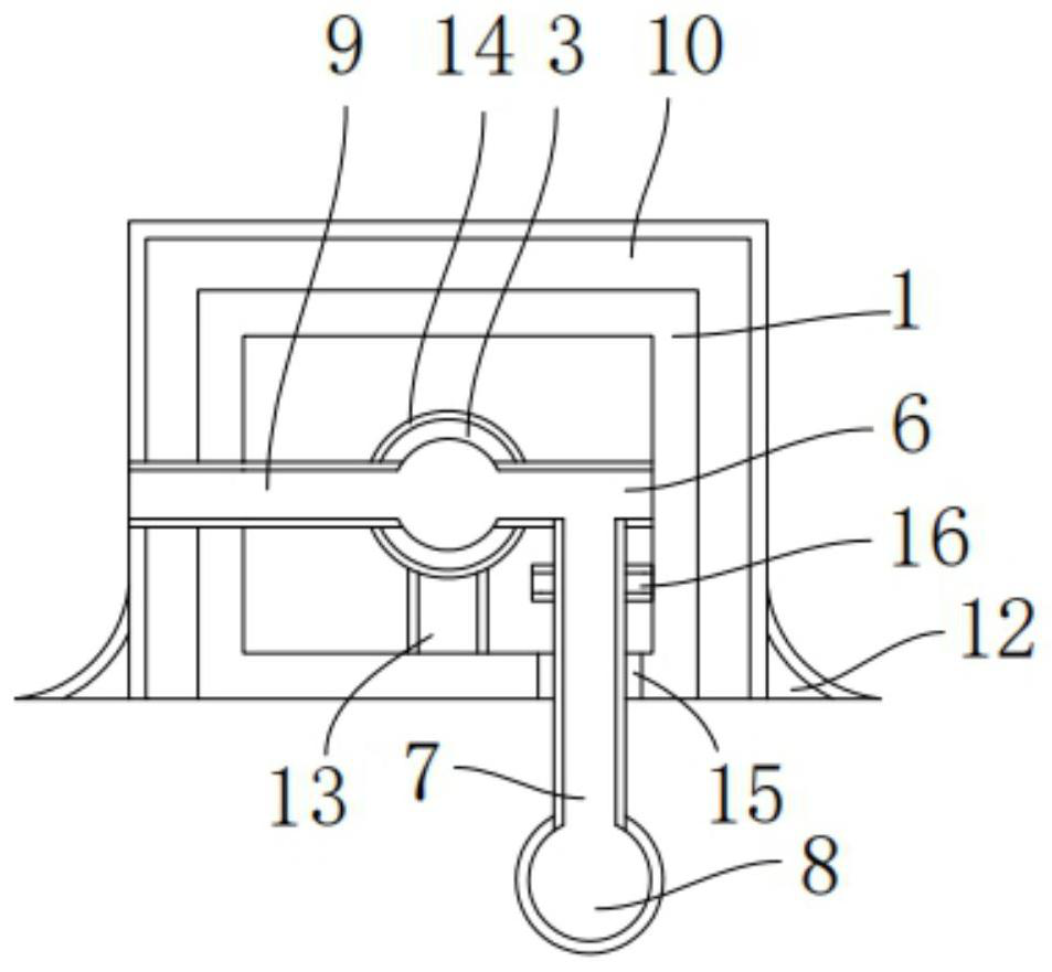 Vertical water stop structure for hydraulic engineering and construction method