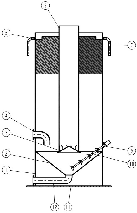 Grinding fluid automatic circulation and physicochemical precipitation filter press purification device for centerless grinder