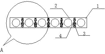 Integrated assembly type hollow slab bridge and construction method thereof