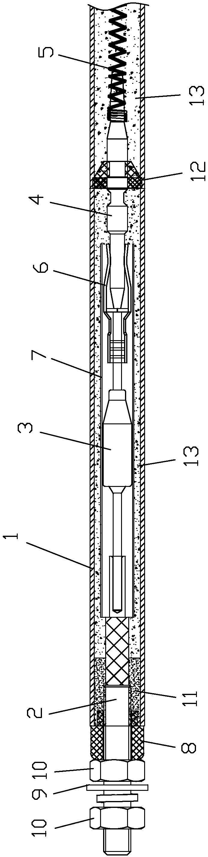 Electric heating tube with internally embedded thermal fuse and preparation method thereof