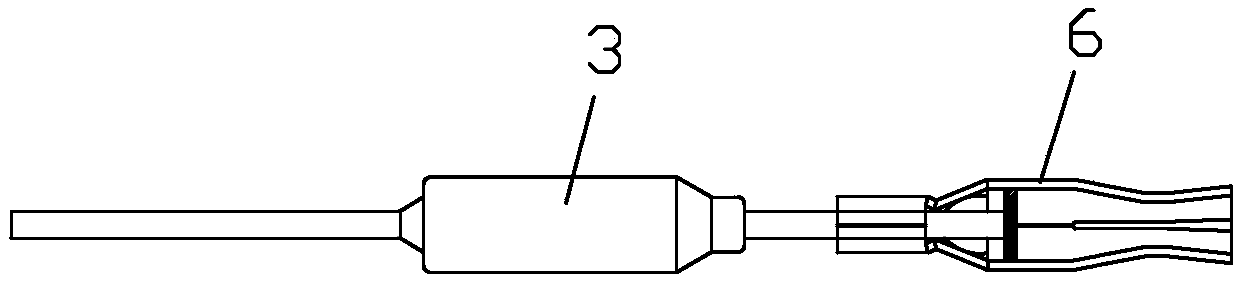 Electric heating tube with internally embedded thermal fuse and preparation method thereof