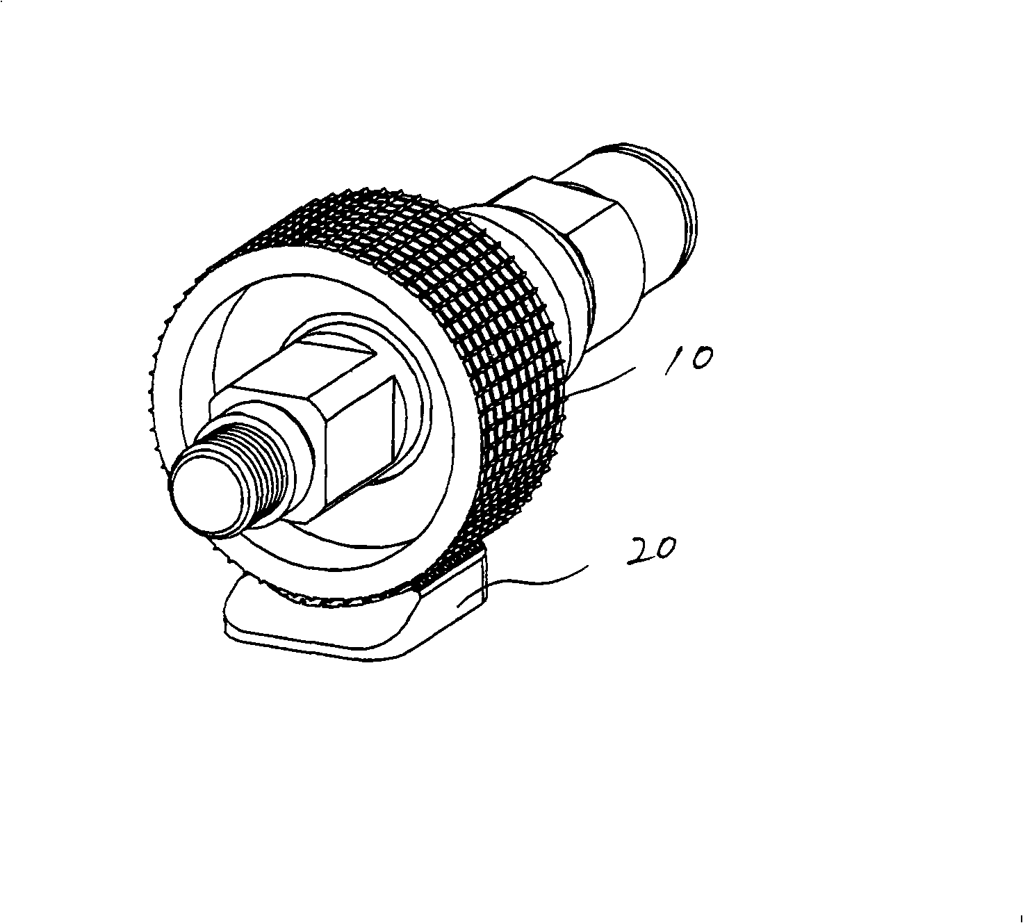 Fabrication technology of belt tensioning mechanism of packaging machine