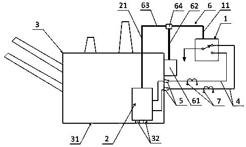 Mechanical change-over switch arrangement structure of on-load tap-changer for converter transformer