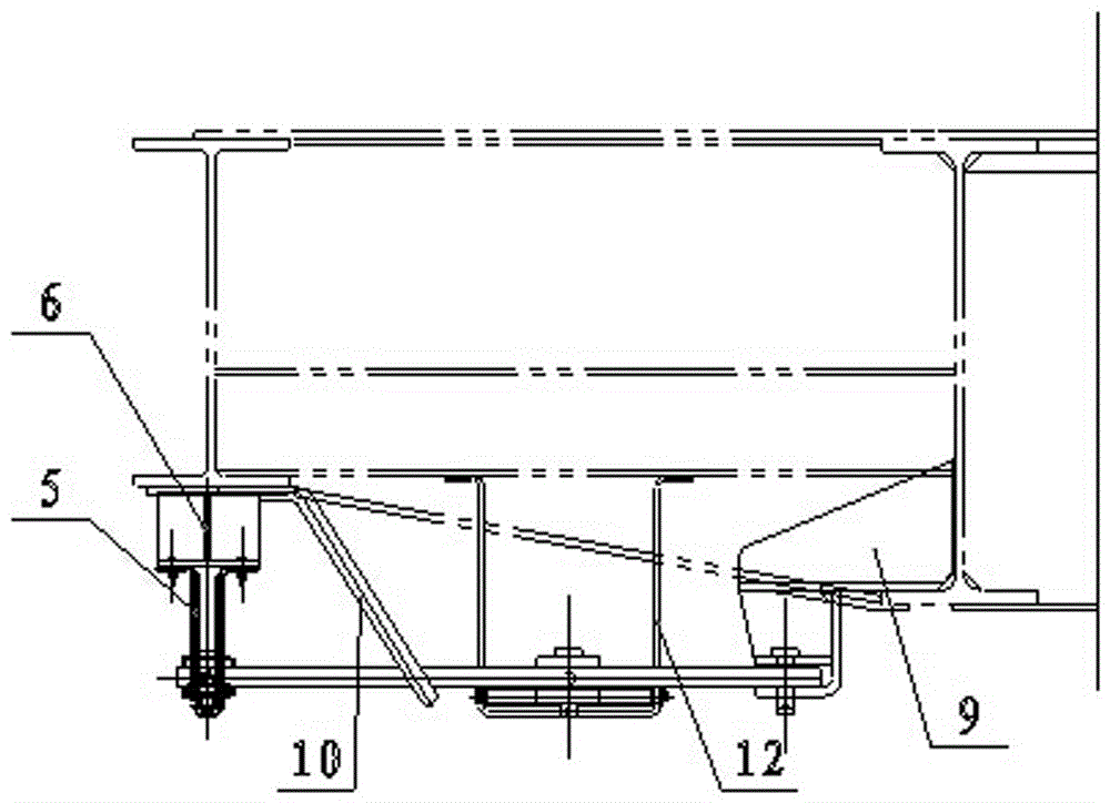 Hand brake device for railway wagon