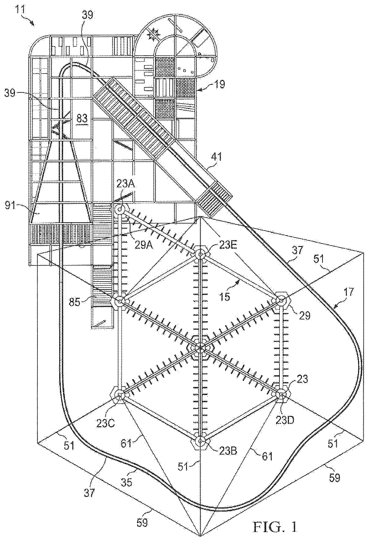 Multi-level play equipment