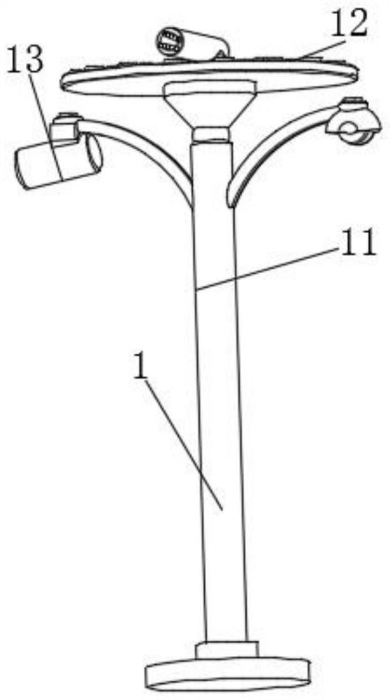 Solar LED street lamp with security monitoring function and working method thereof