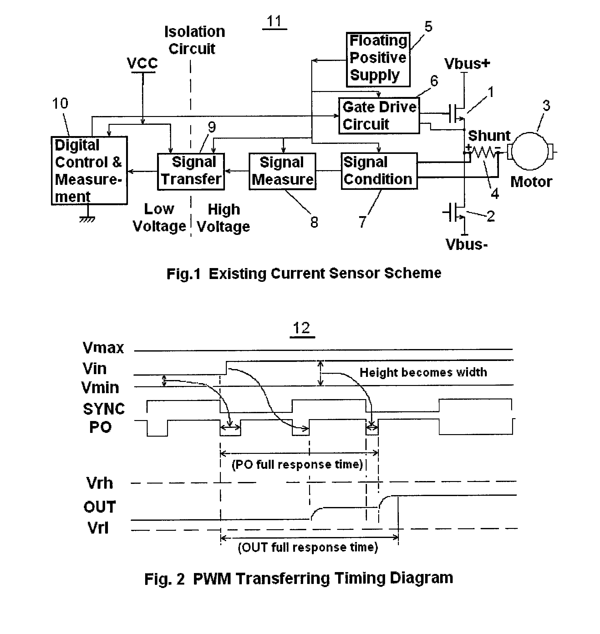 Current Sensor and Method for Motor Control