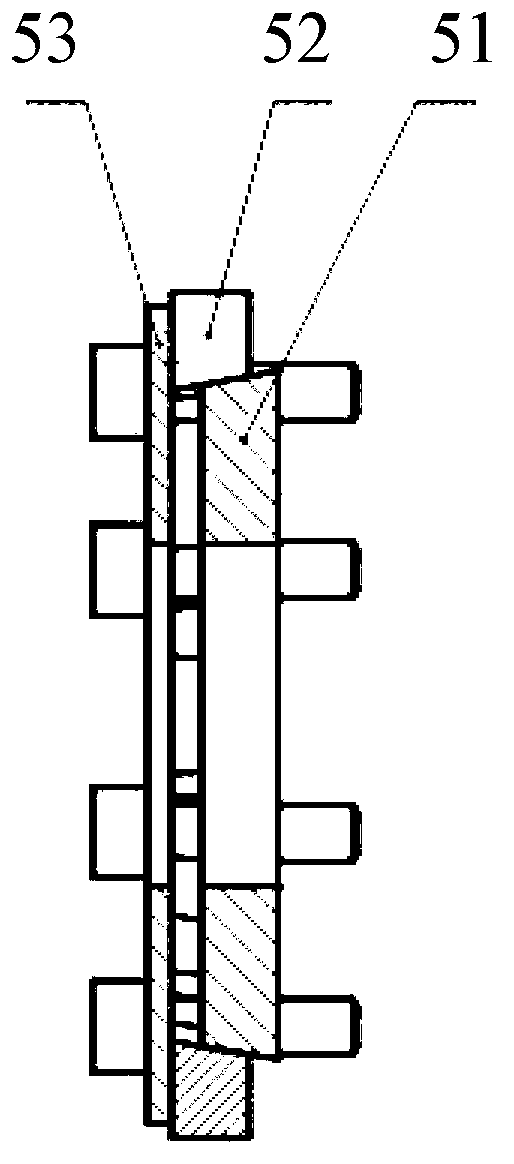 Mechanical and electrical connecting structure between drill collars of while-drilling instruments