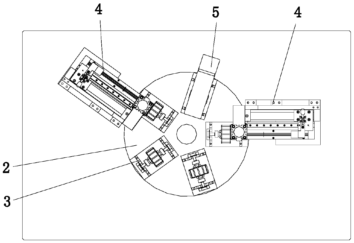 Working method of a circlip assembly machine for a rotor