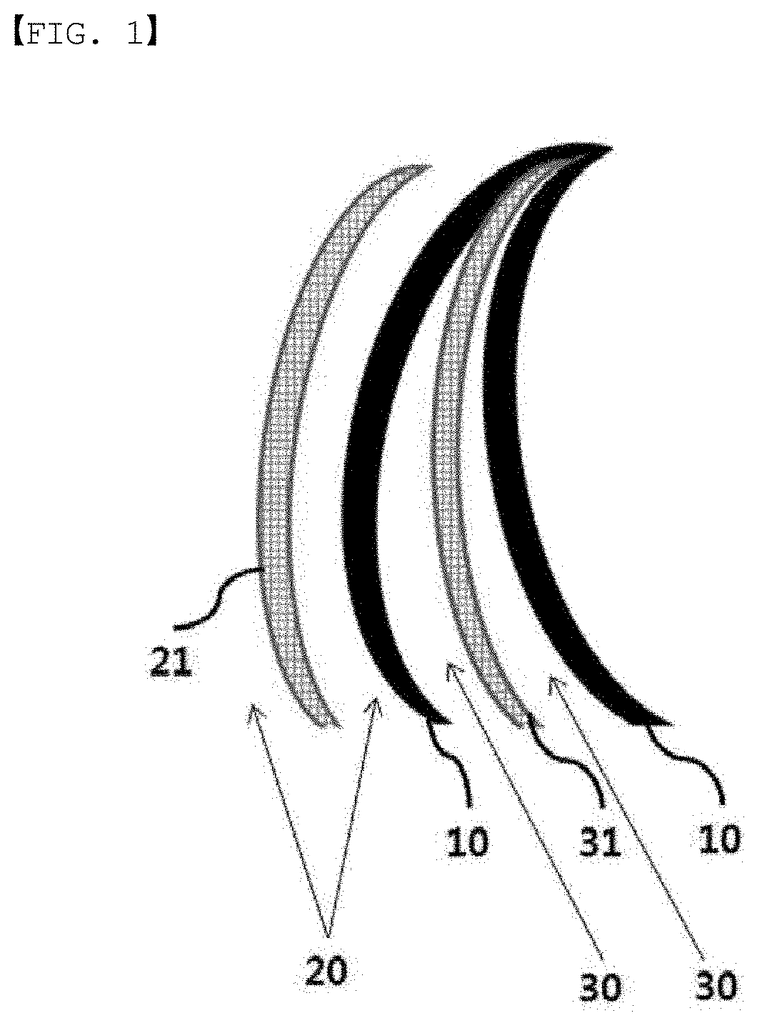 Separator leaf, and spiral wound module and device comprising same