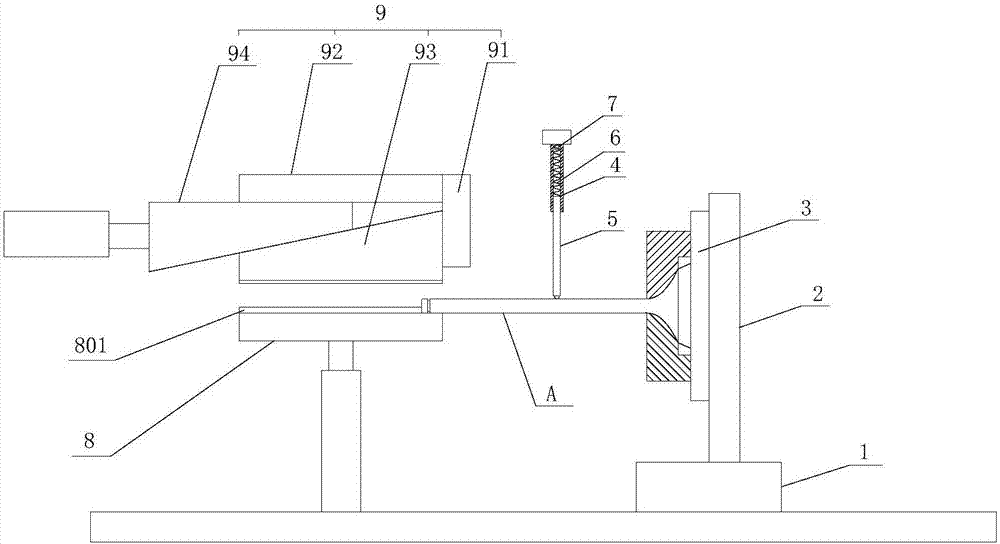 Air valve bending detection and repair integrated device