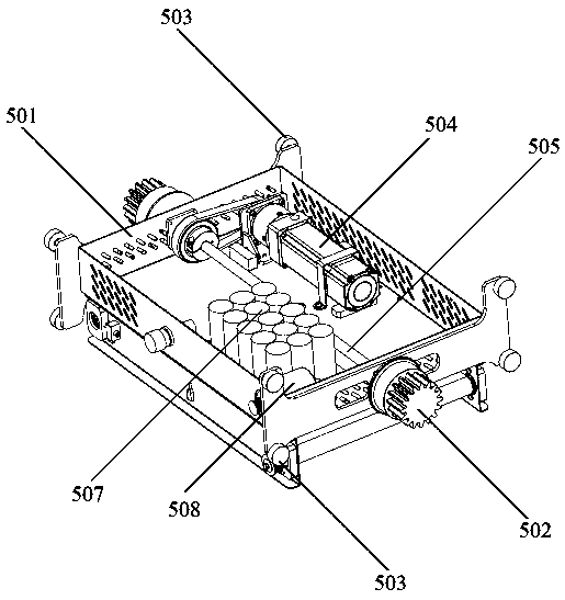 Material processing system based on novel shuttle vehicles