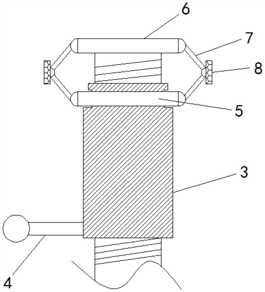 A flatness detection device for brake discs of new energy vehicles