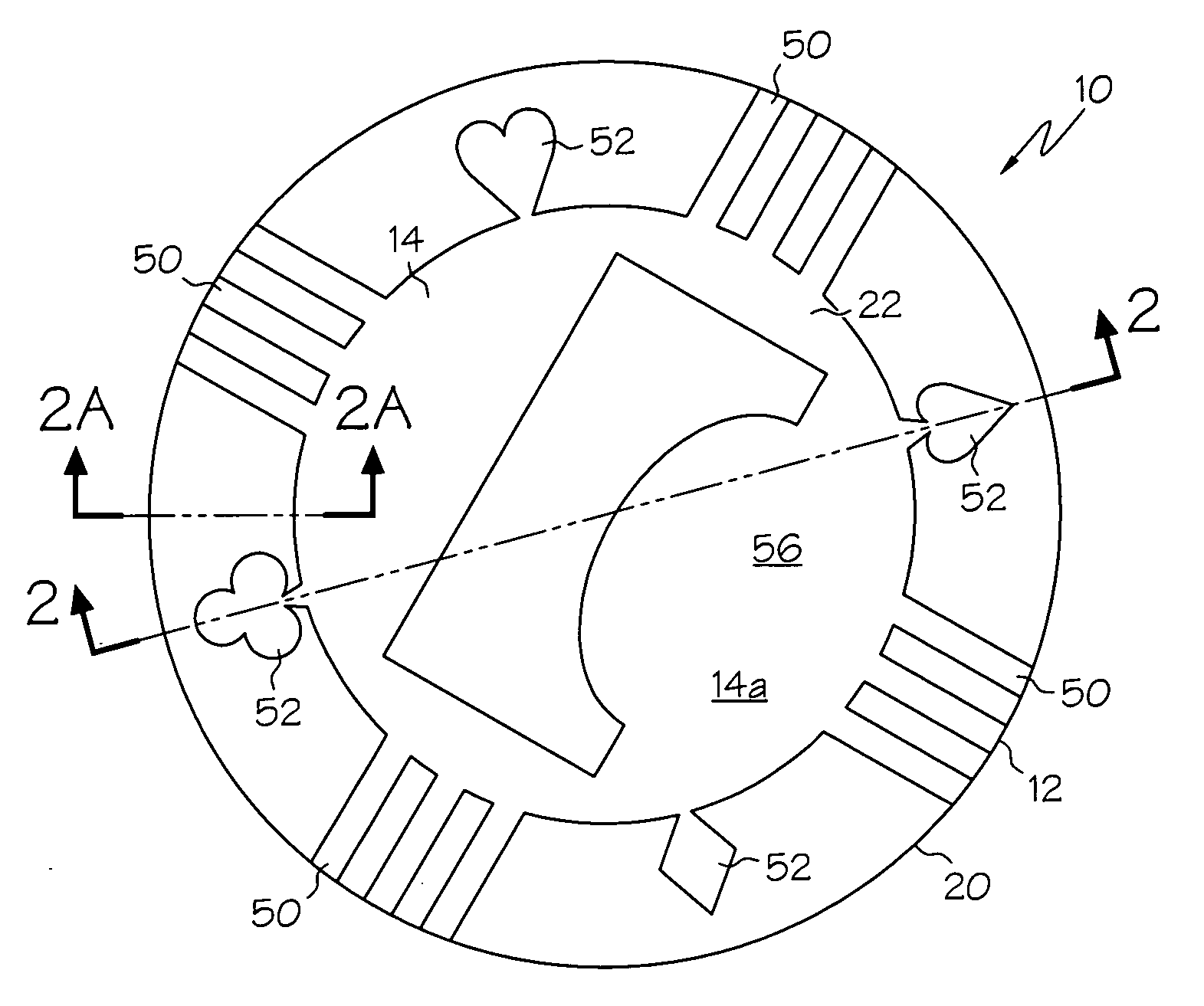Composite gaming chip and method of manufacturing