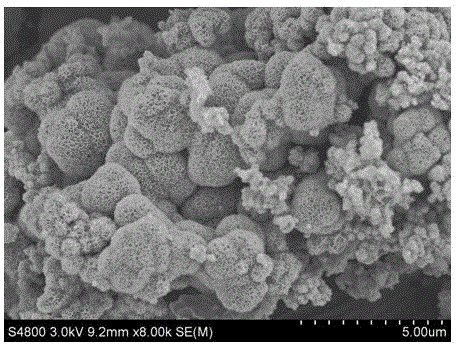 Coralline porous delta-MnO2 and preparation method thereof