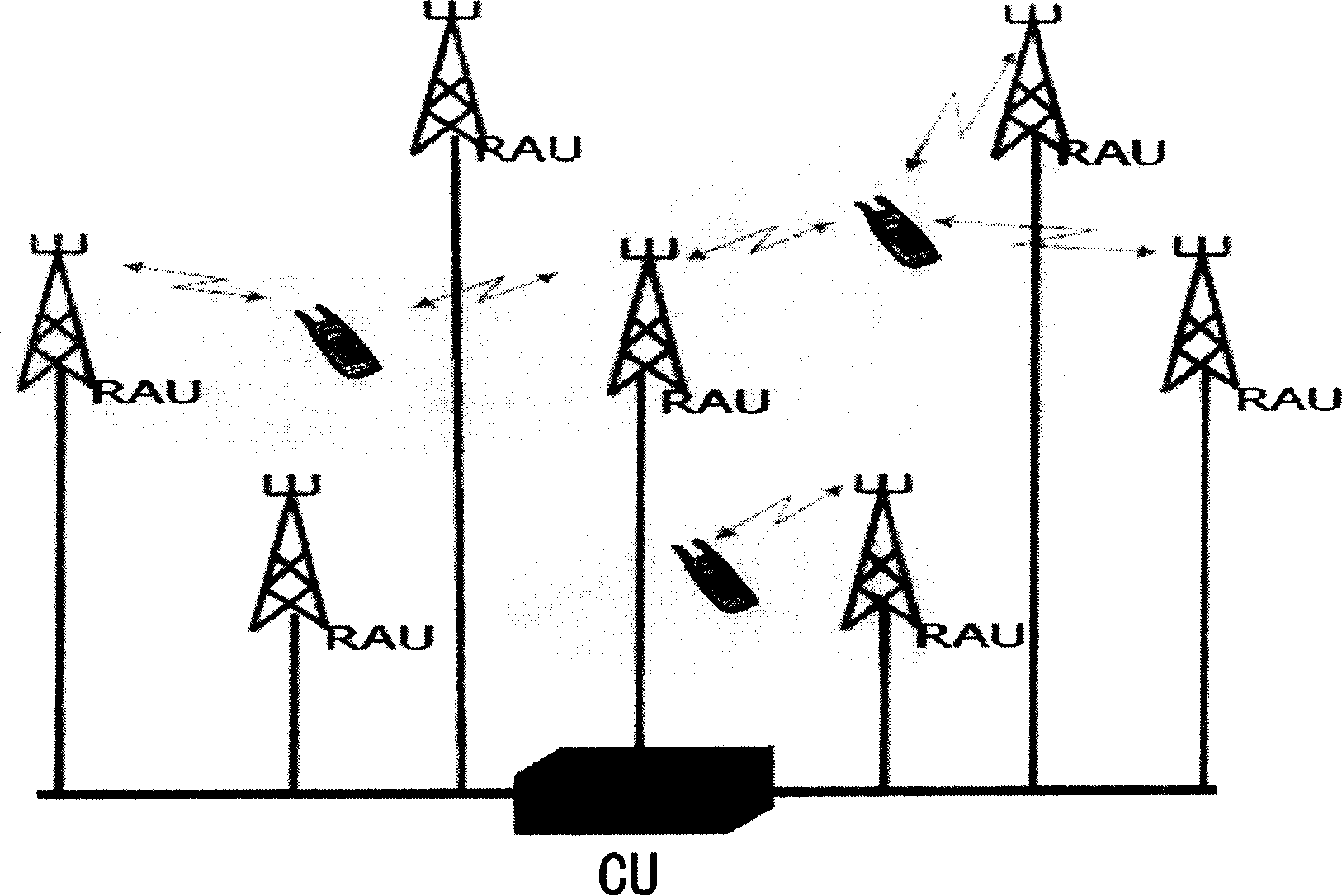 Distribution type antenna system, and communication method