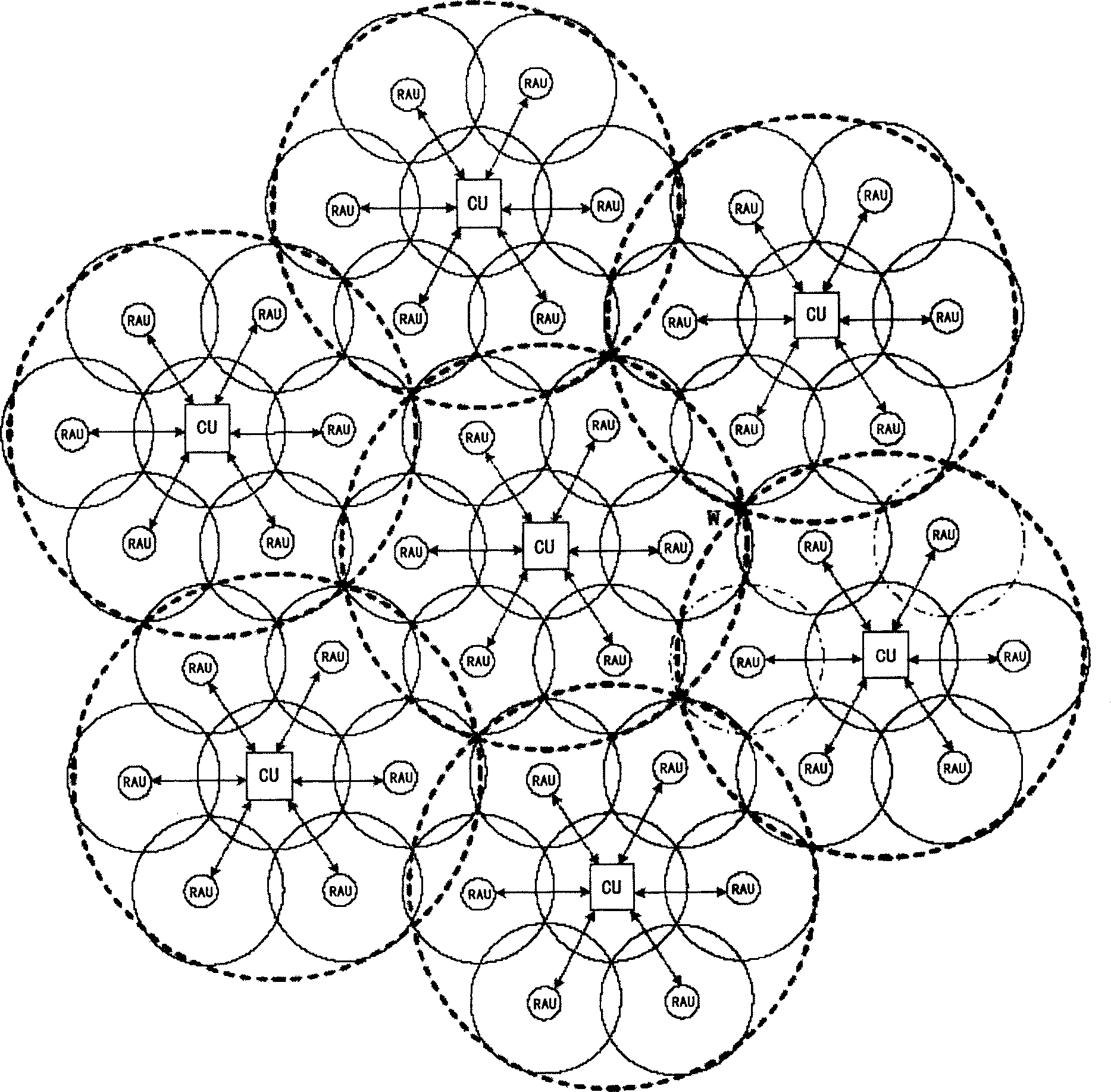 Distribution type antenna system, and communication method