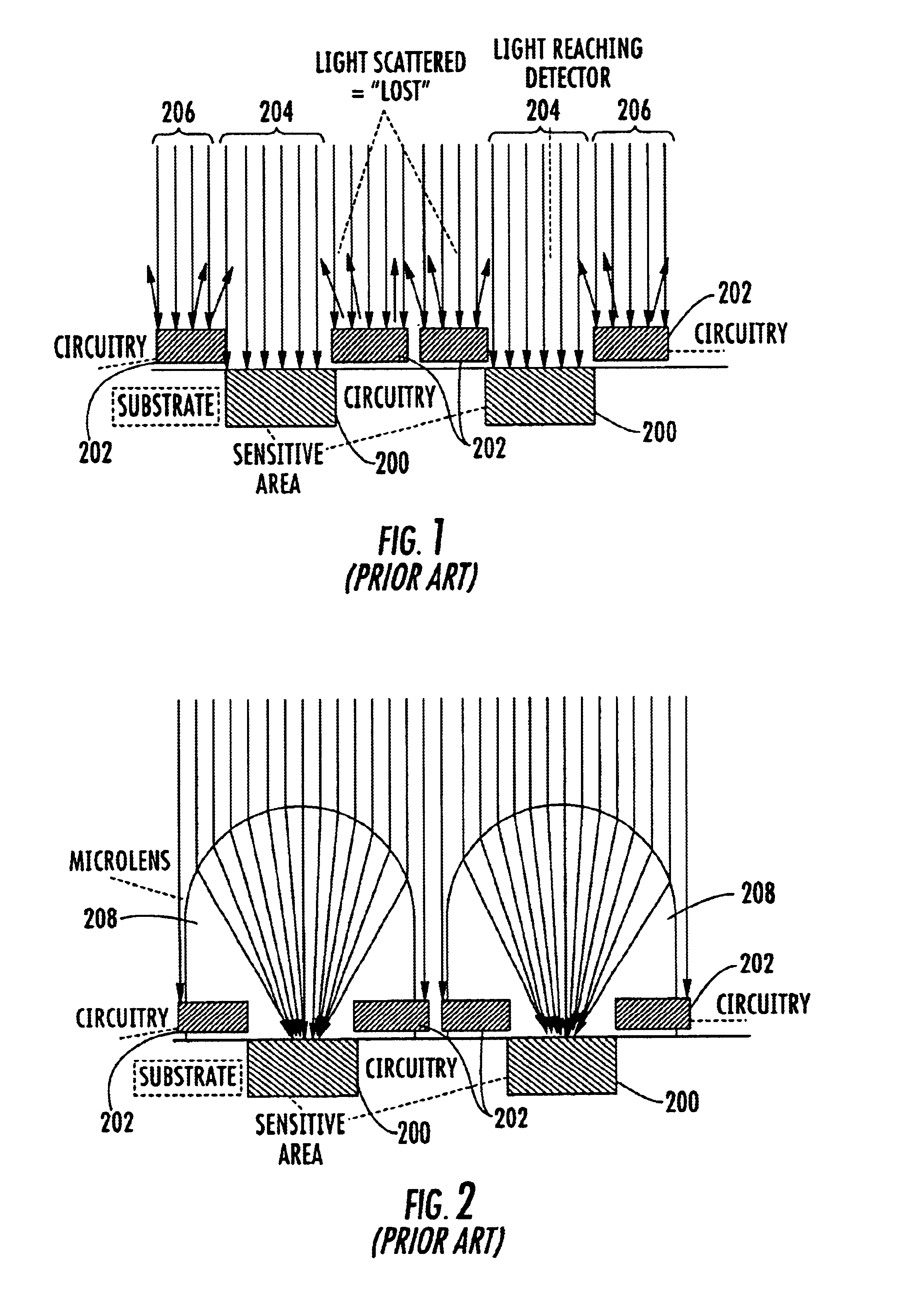 Solid state image sensors and microlens arrays