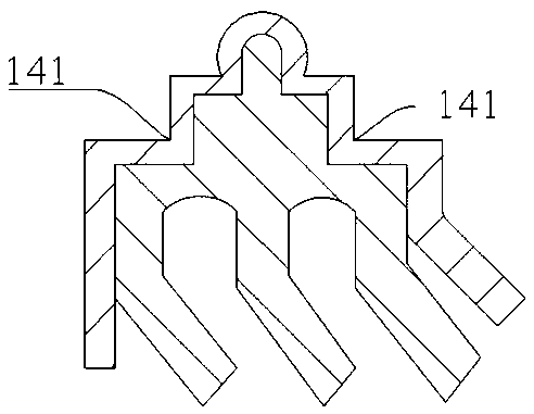 A bearing sealing ring