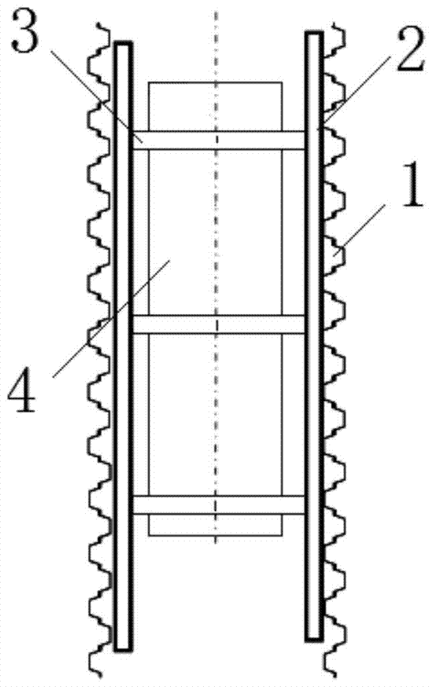 A vibration compaction method for foundation pit backfilling sand