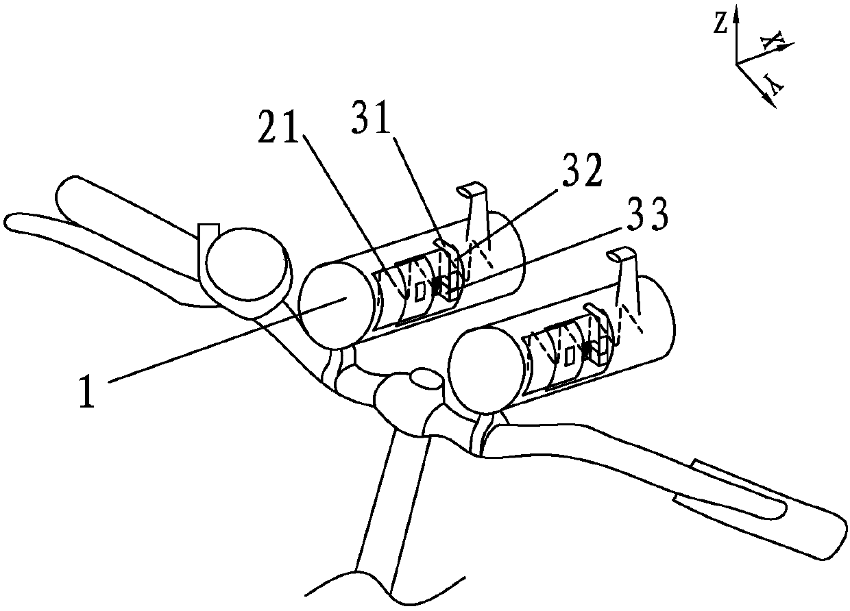 Bicycle with wind power lamps