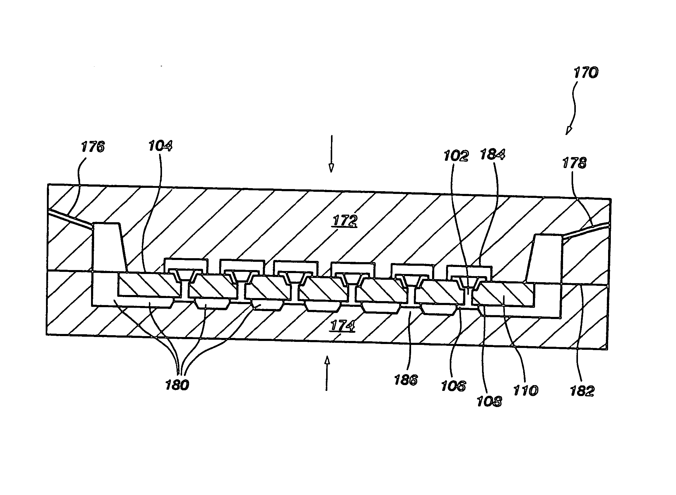 Interposers with alignment fences and semiconductor device assemblies including the interposers