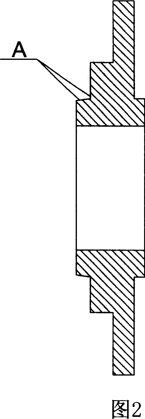 Milling head with simple pendulum based on single axis